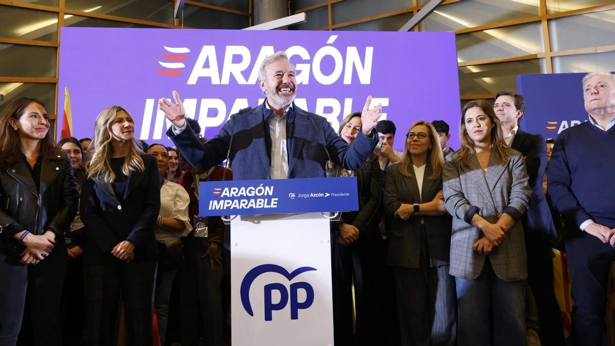 El PP de Azcón pierde escaños y es más rehén de Vox, mientras el PSOE de Alegría se descalabra