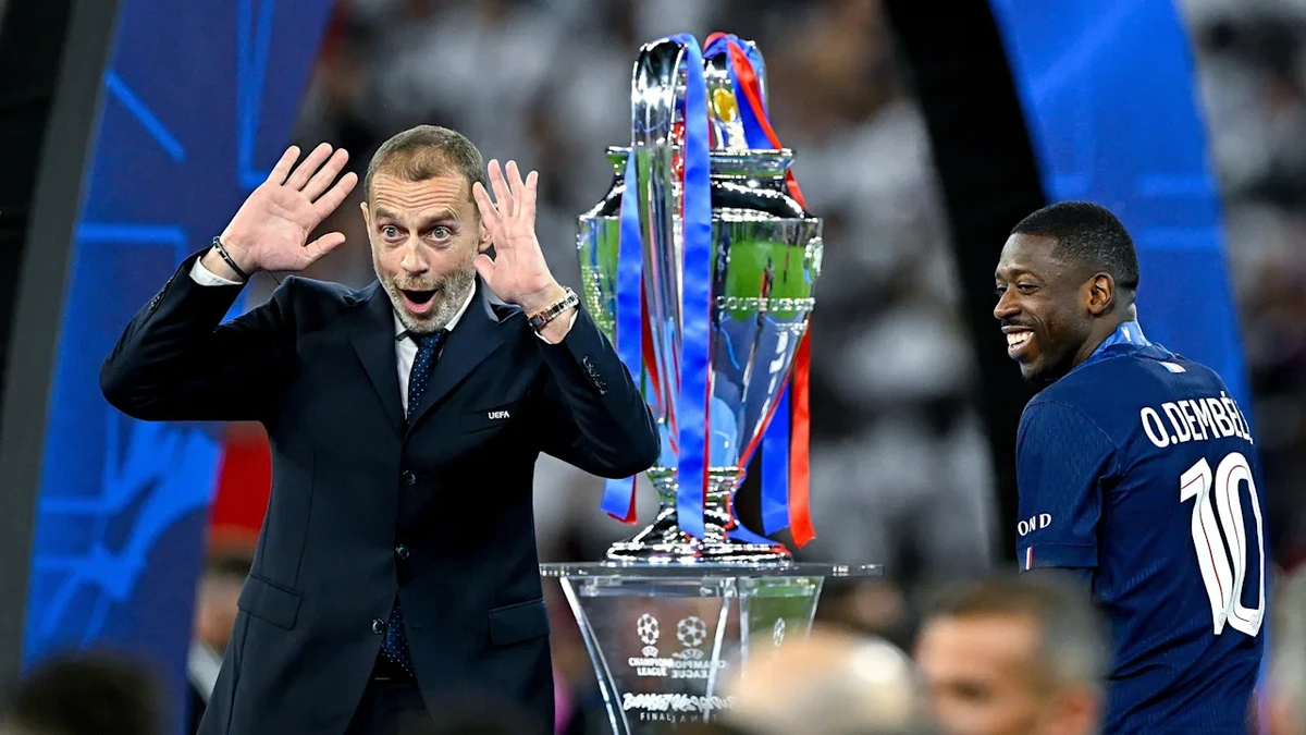 Champions League: Pokal-Panne von Uefa-Präsident
