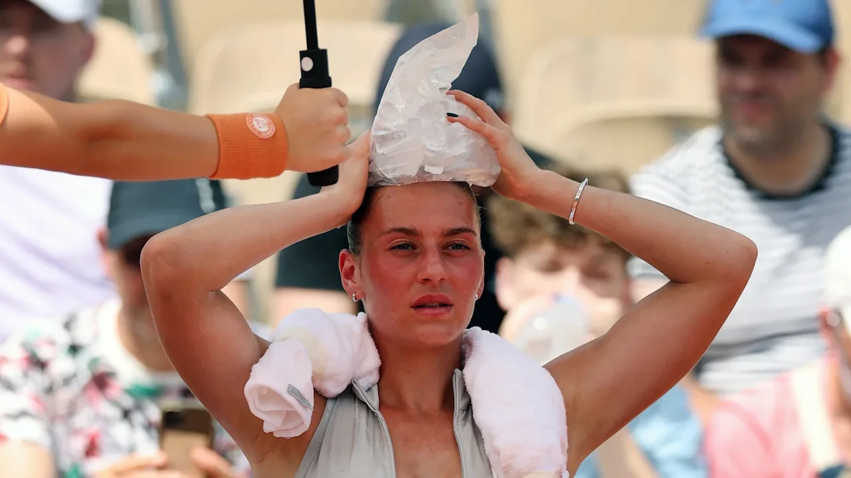 French Open kochen vor Hitze: Favoritensturz und zwei Teenie-Stars