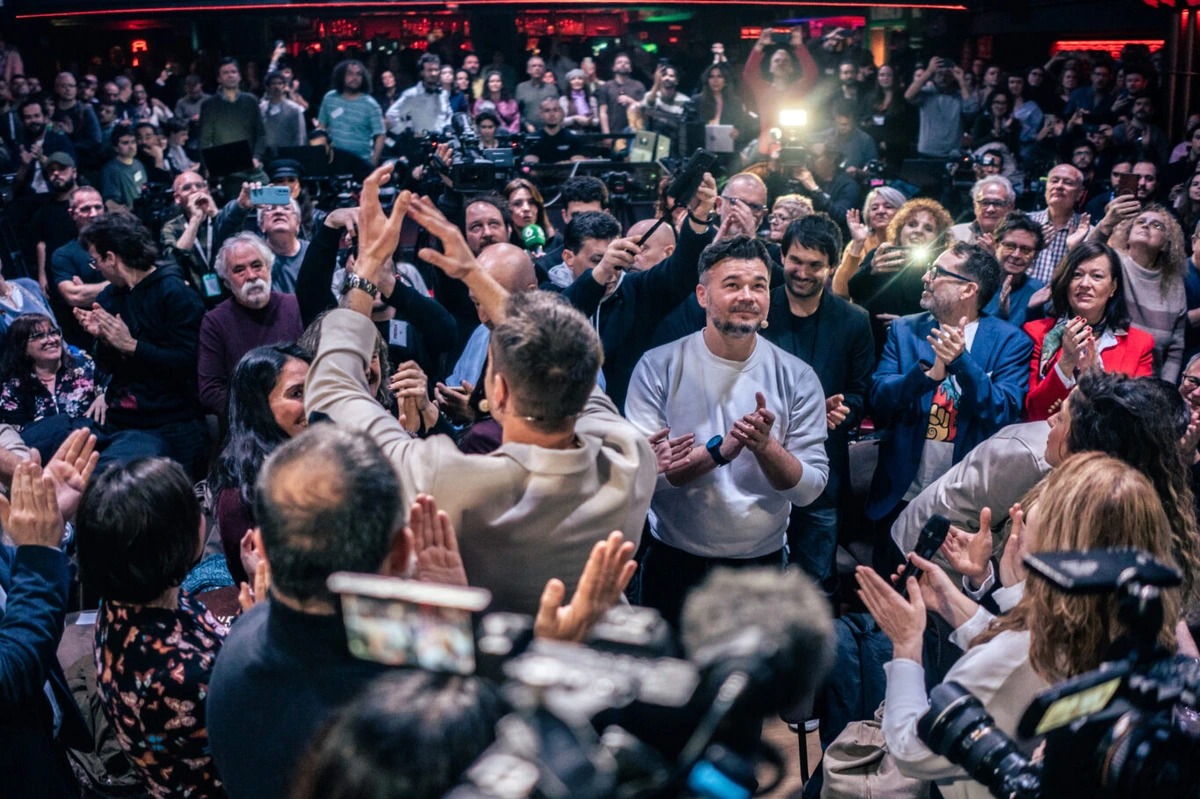 Rufián tiene miedo: la izquierda habla como Vox