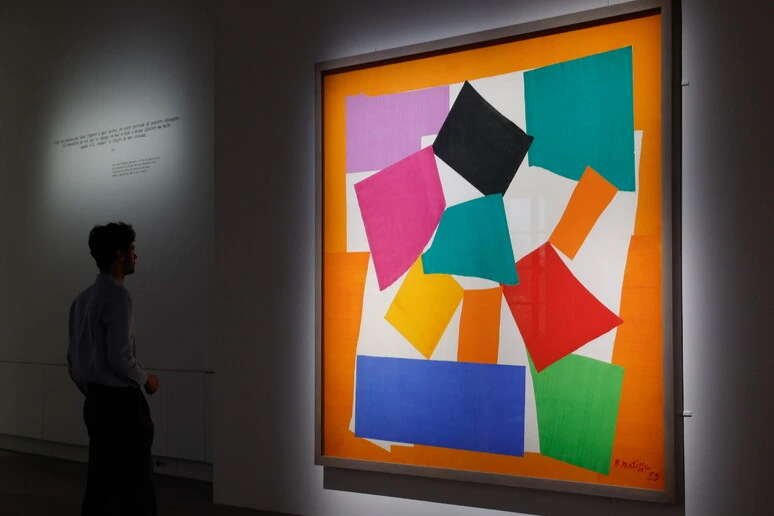 Al Grand Palais di Parigi i ritagli e il colore puro di Henri Matisse