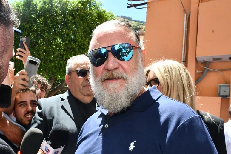 Russell Crowe 'scatena l'inferno' al Taormina Film Fest
