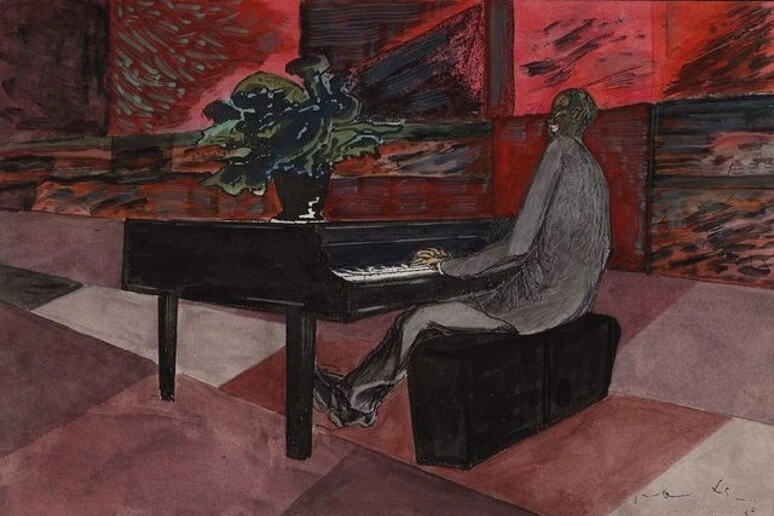 Paolo Conte pittore in mostra per la prima volta a Parigi