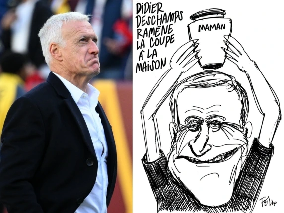 Charlie Hebdo, la vignetta choc sul lutto di Deschamps. La Francia si indigna: «Terribile»