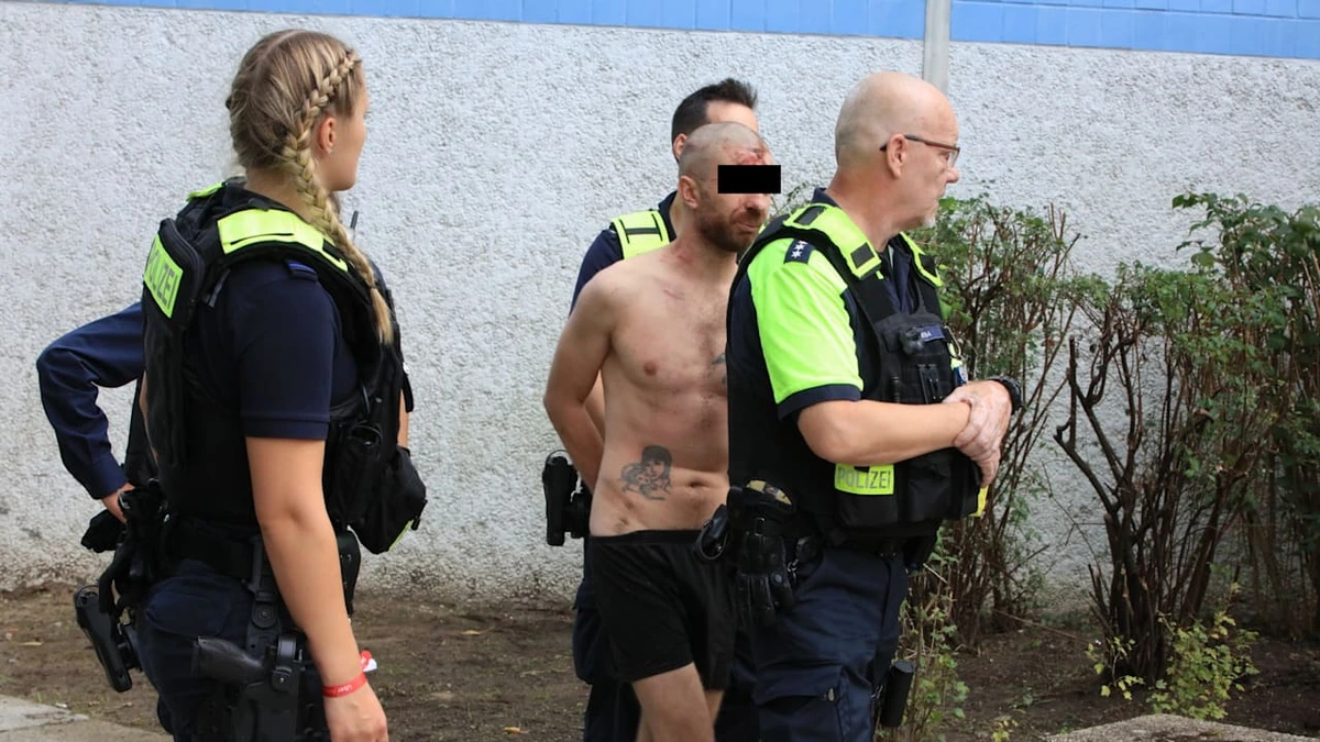 Macheten-Mann in Berlin: Er löste in Unterhose Großeinsatz aus