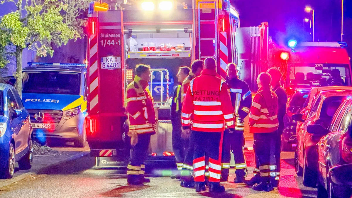 Stutensee: Acht Verletzte wegen Vogel im Heizungsrohr
