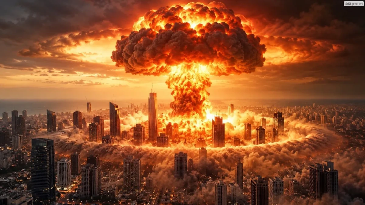 Benjamin Netanjahu: Netanjahu postet Foto von Atompilz über Israel