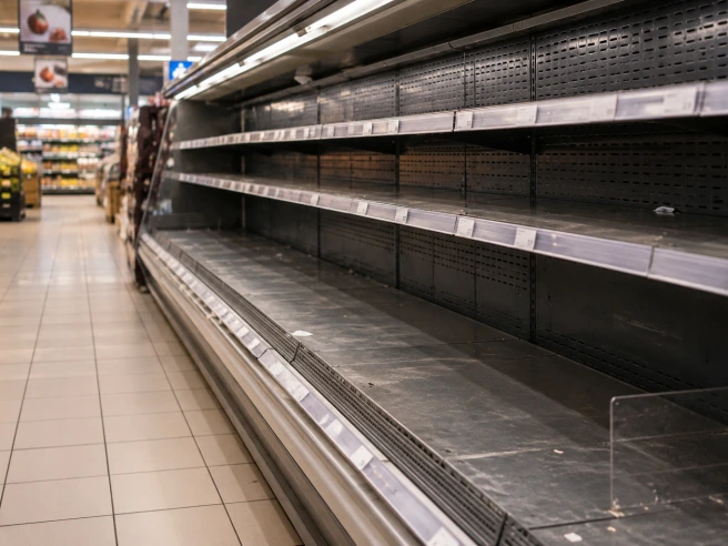 Dopo i camion fermi, il Sud fa i conti con gli scaffali vuoti: a rischio il potere d’acquisto e il piccolo commercio